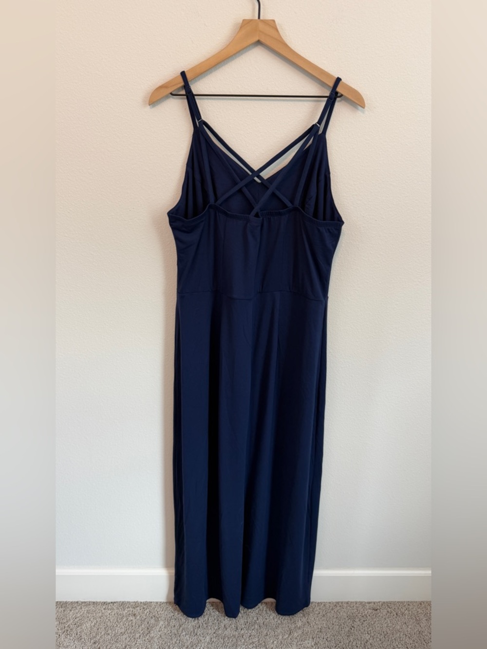 Market & Spruce Navy Spaghetti-Strap Empire Waist Maxi Dress - Picture 7 of 10